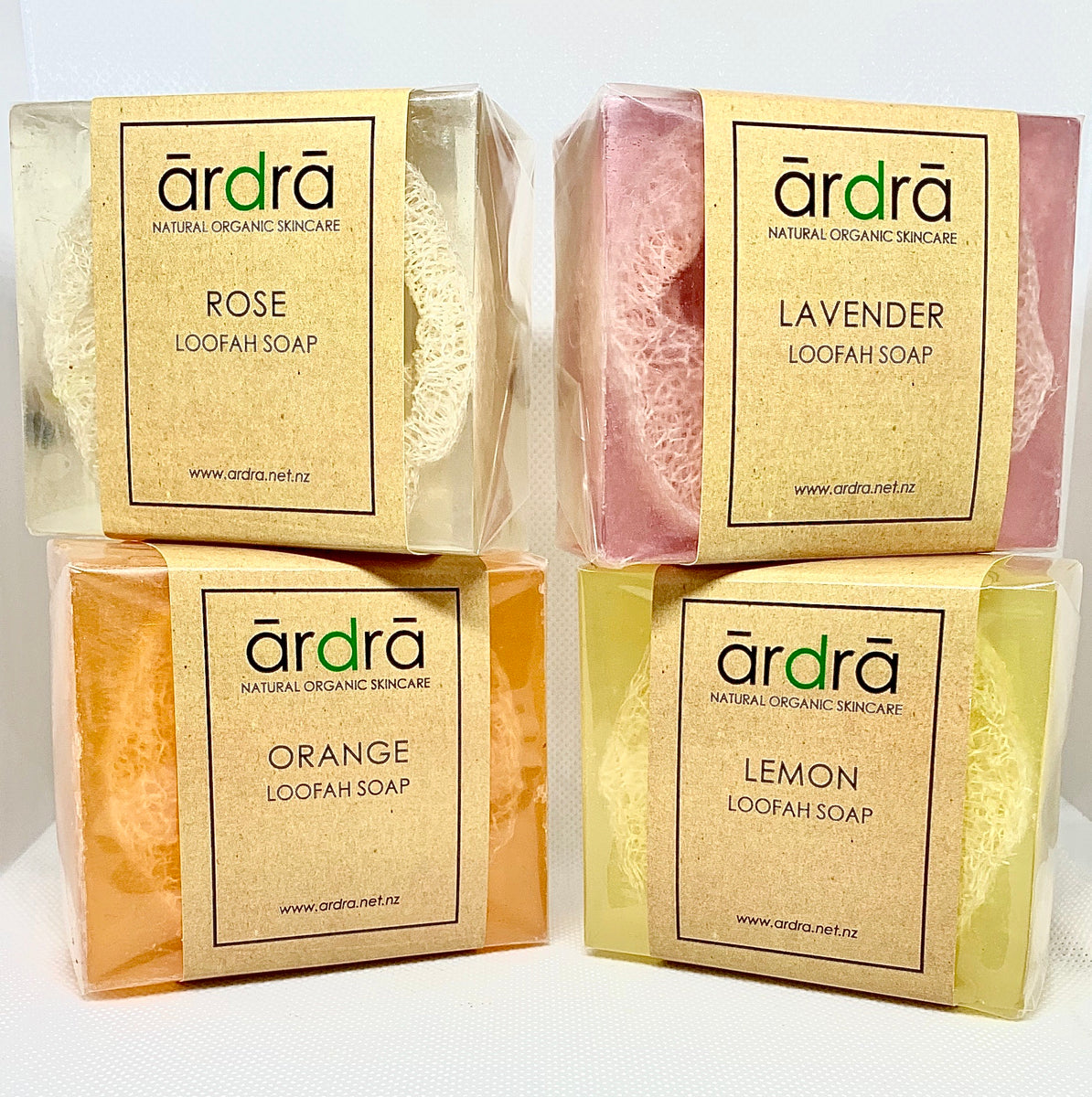 Buy Best Exfoliating Loofah Soaps 200g Online In NZ ardra skincare