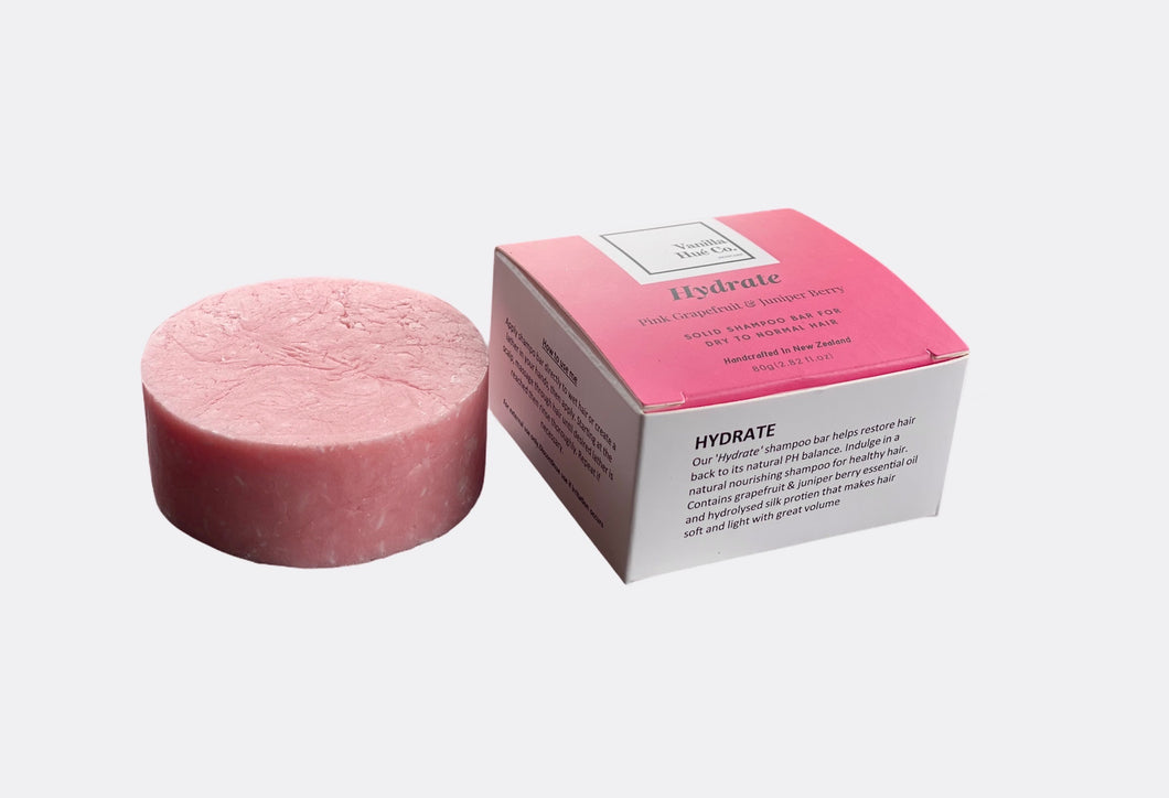 Vanilla Hue 'Hydrate' Shampoo Bar - 80g